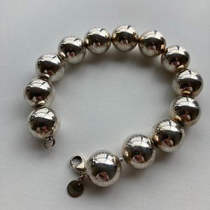 TIFFANY & CO silver ball bead bracelet
